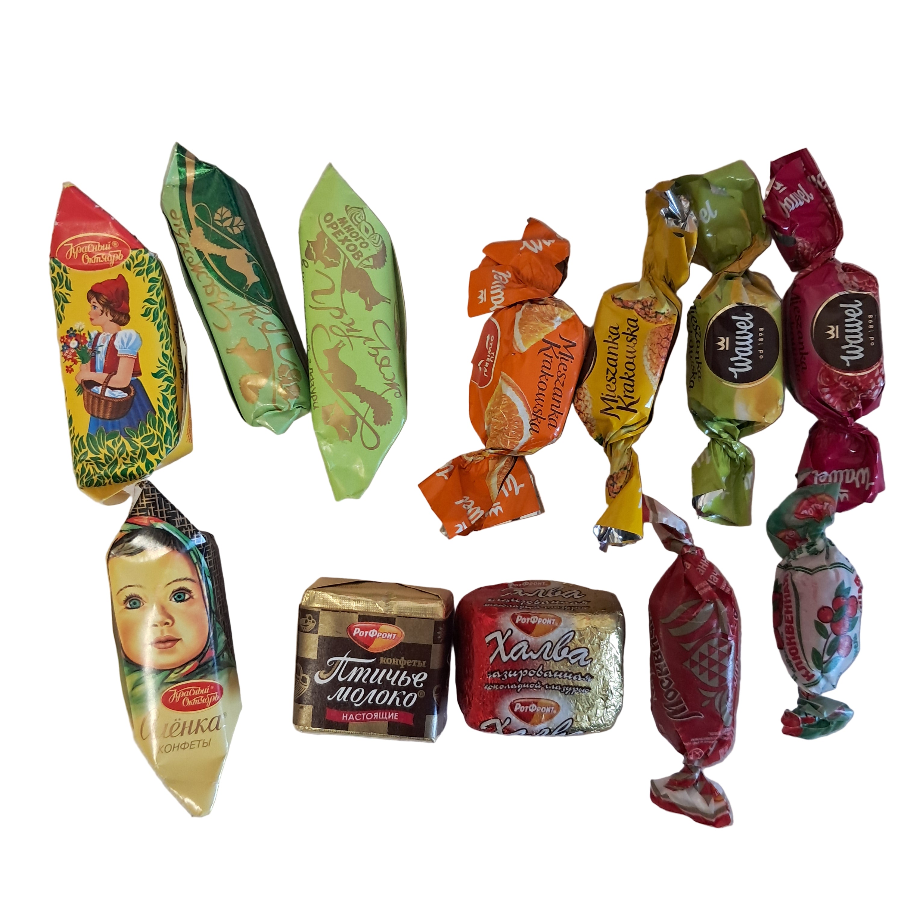 Assorted Russian Chocolates & Candies 5 Pack