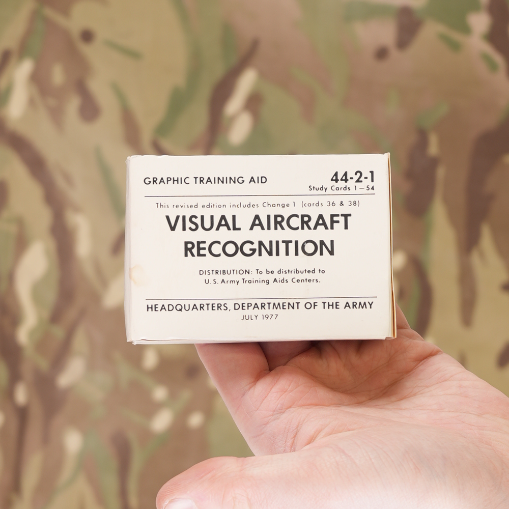 Vintage Aircraft Recognition Card Deck · Covey Surplus