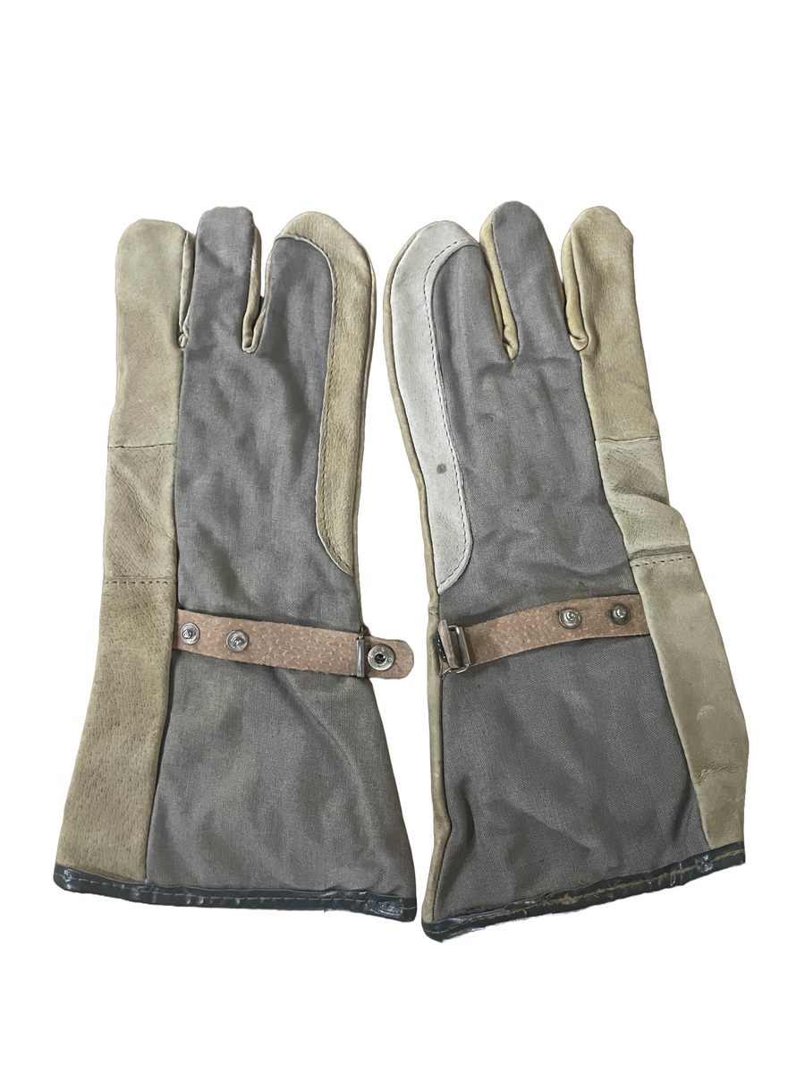 East German Leather Work Gloves