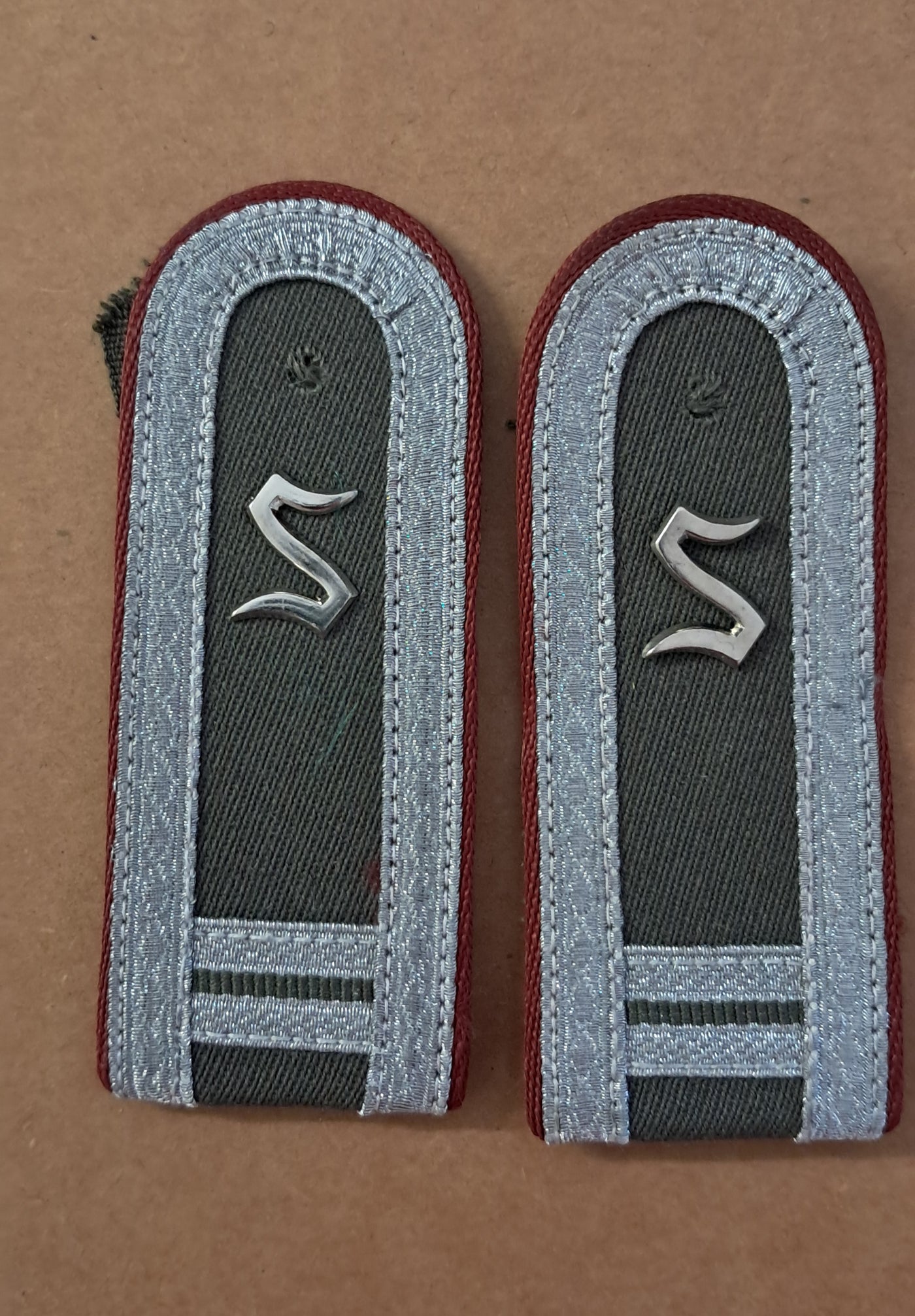 East German Army Artillery Shoulder Boards