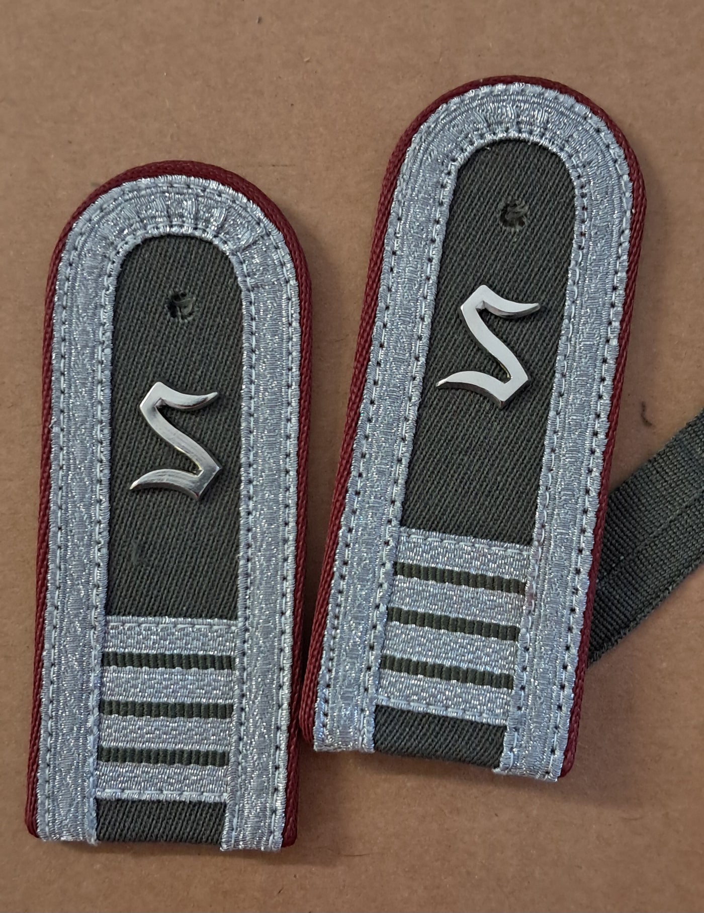 East German Army Artillery Shoulder Boards