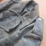 West German Military Motorcycle Leather Jacket