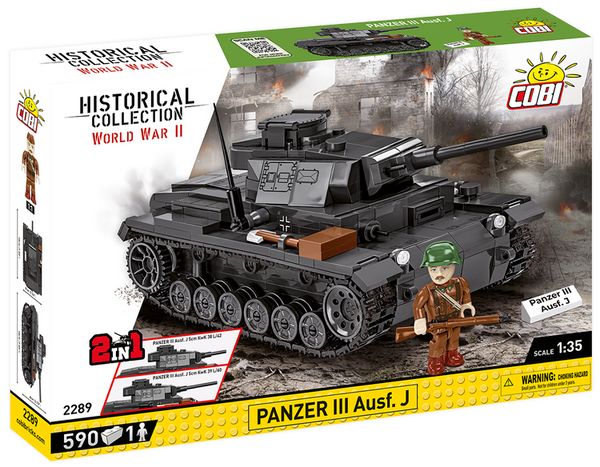 COBI Panzer III Ausf. J Tank : Set #2289