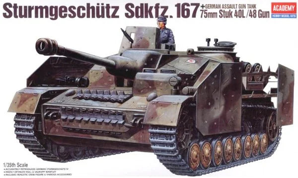 Academy Sturmgeschutz Sdktz. 167 Tank 1:35 Model Kit