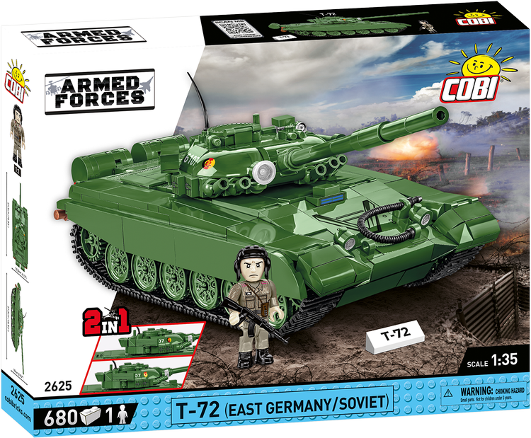 COBI T-72 (East Germany/Soviet) Tank : Set #2625