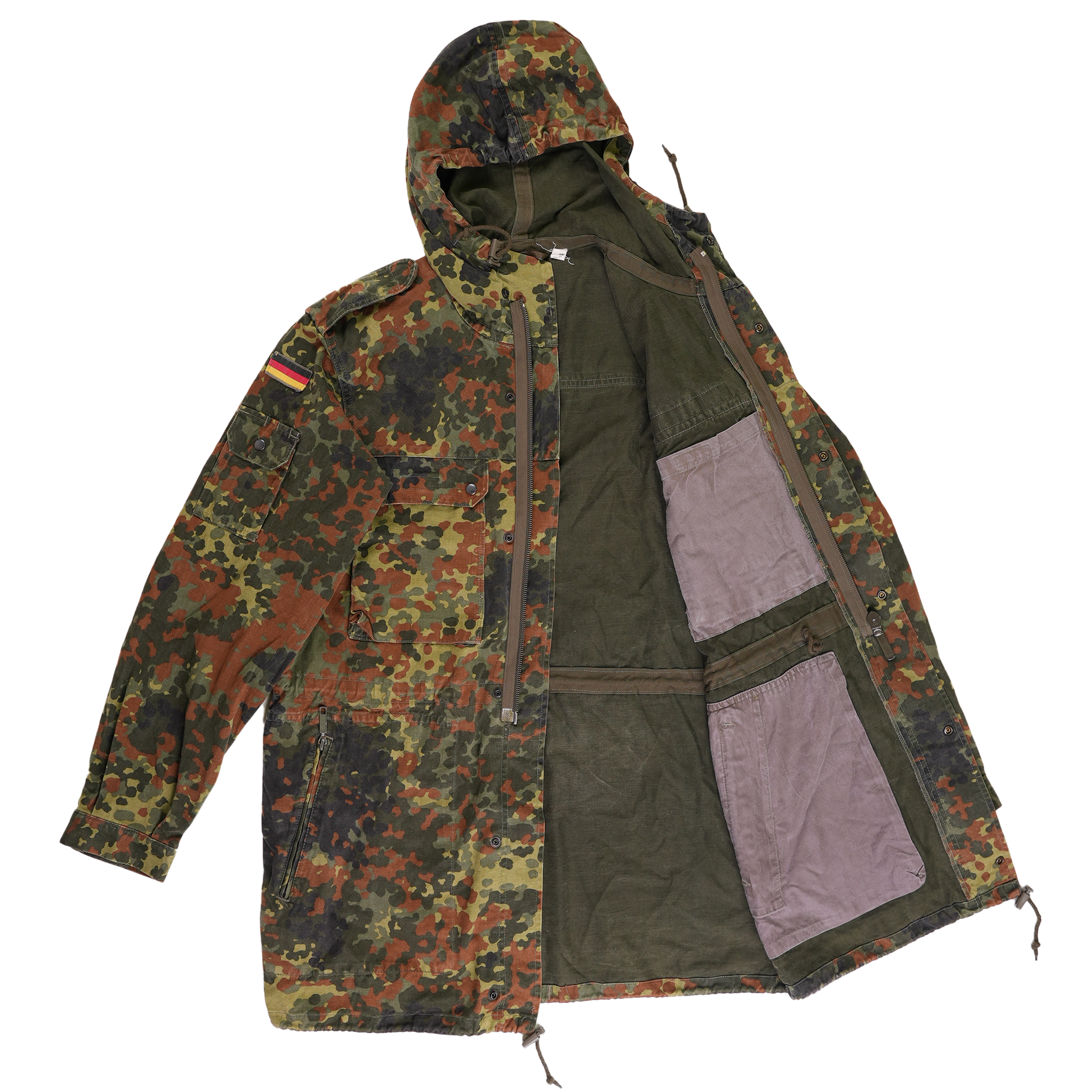 Grade 2 Issued Bundeswehr Flecktarn Parka