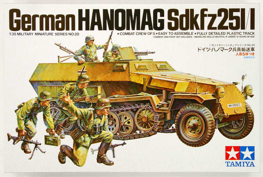 Tamiya German Hanomag Sd.Kfz 251/1 1:35 Model Kit