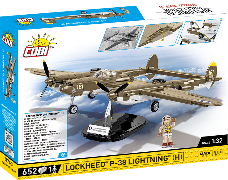 COBI Lockheed P-38 Lightning (H) Fighter : Set #5763