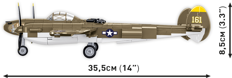 COBI Lockheed P-38 Lightning (H) Fighter : Set #5763