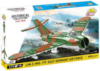 COBI LIM-5 (MIG-17F) East Germany Air Force Jet: Set #5825