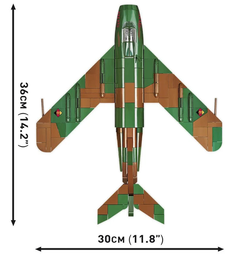 COBI LIM-5 (MIG-17F) East Germany Air Force Jet: Set #5825