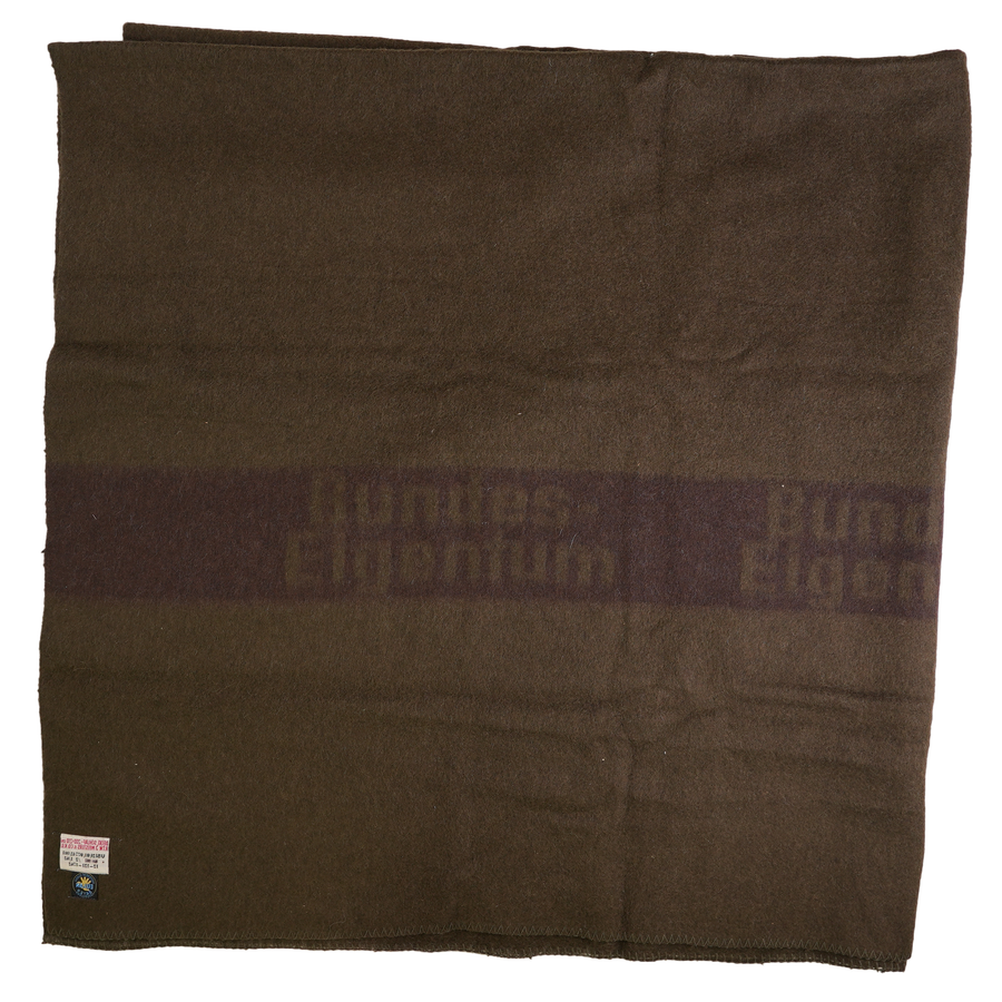 Unissued German Bundeswehr Wool Blanket (Olive Drab)