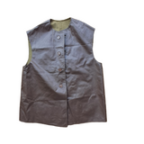 British Leather Jerkins Vest Post War