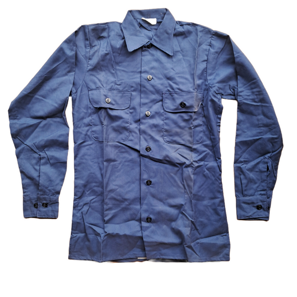 USN Blue Utility Long Sleeve Shirts Used