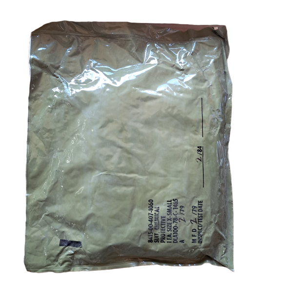 US Sealed MOPP Suit OD Green.