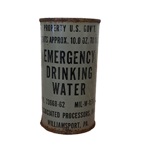 US Civil Defense Water Cans 1960s