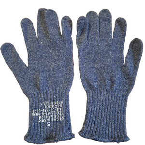 US Airforce Blue Wool Gloves