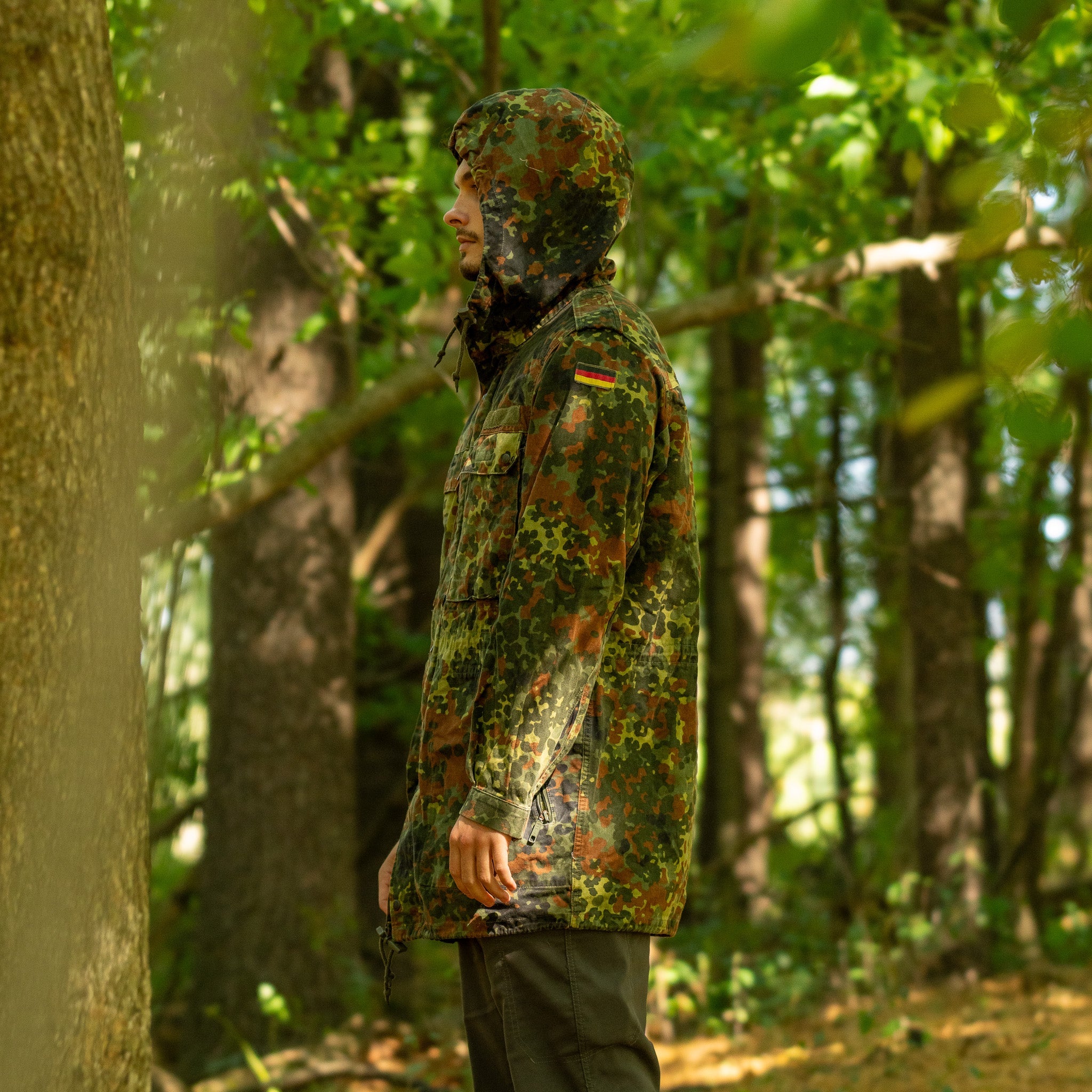 Grade 2 Issued Bundeswehr Flecktarn Parka