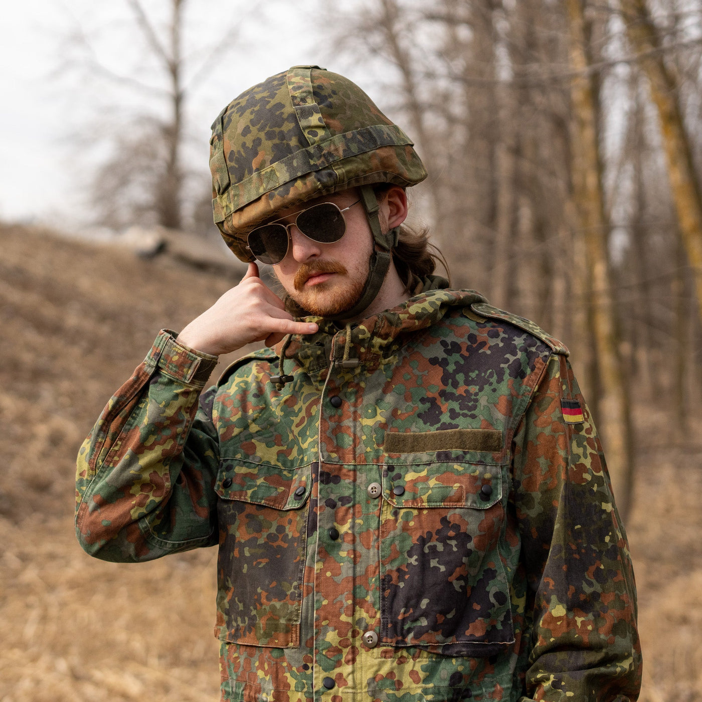 Grade 2 Issued Bundeswehr Flecktarn Parka
