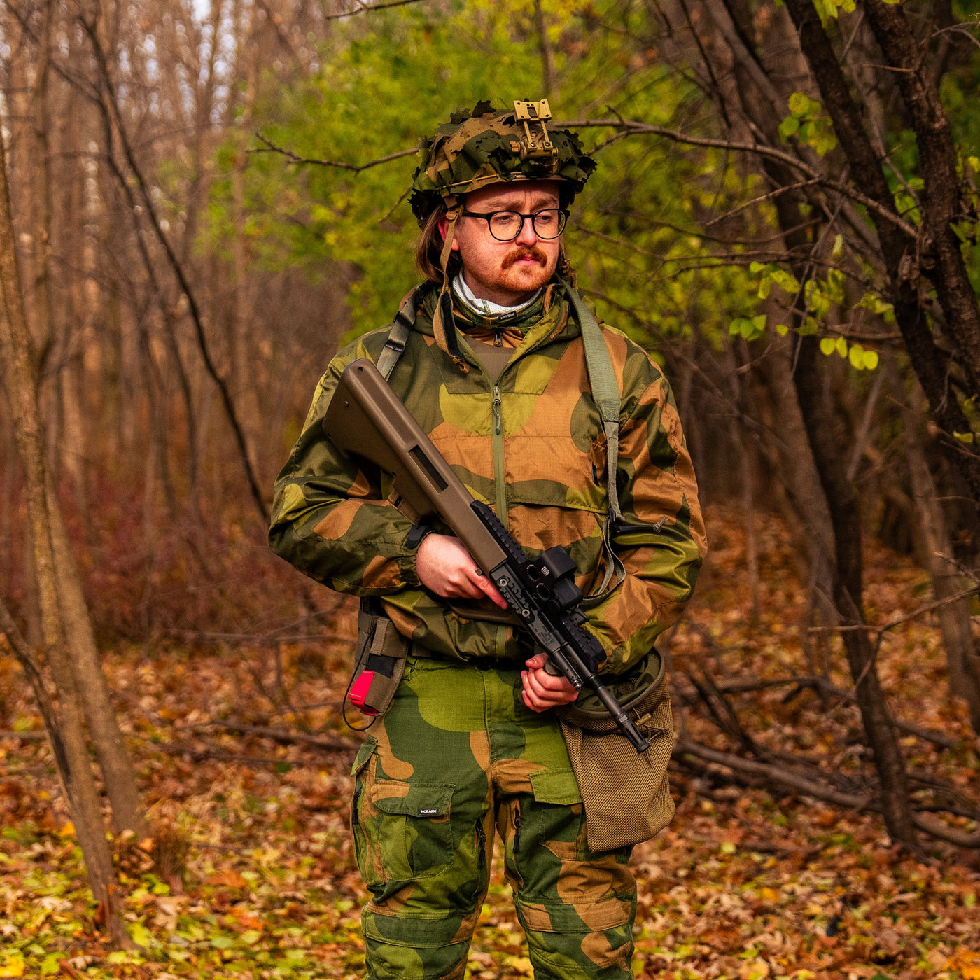 QILO x AP Retro Windbreaker Gen. III Retro Windbreaker in Norwegian Woodland