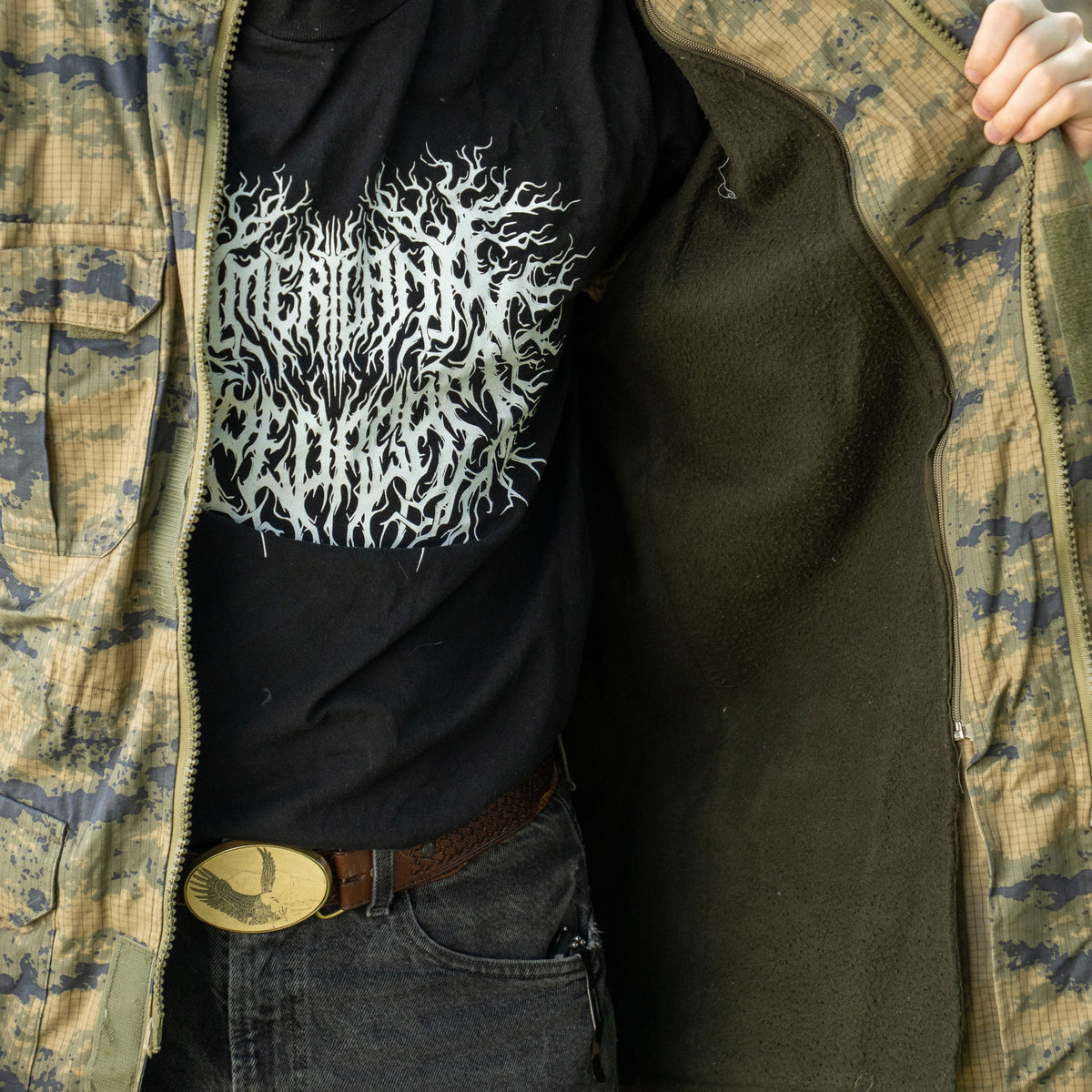 Issued Turkish Digital Camo Parka w/Fleece Liner
