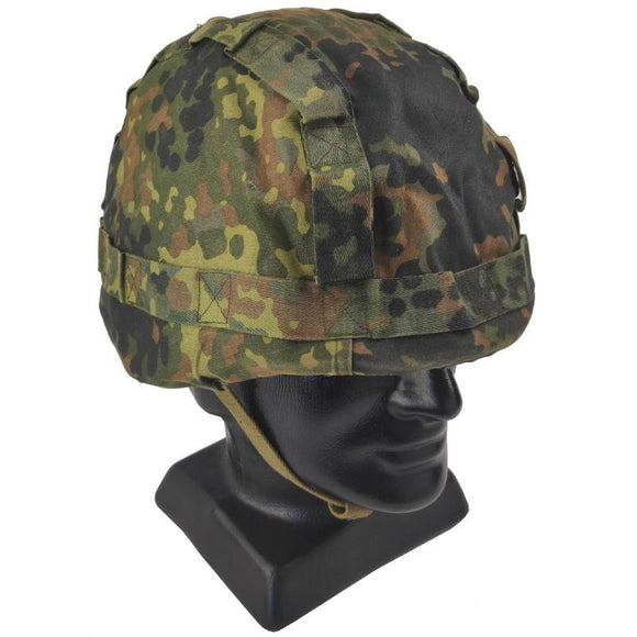 German Flecktarn/Tropical Reversible Helmet Cover