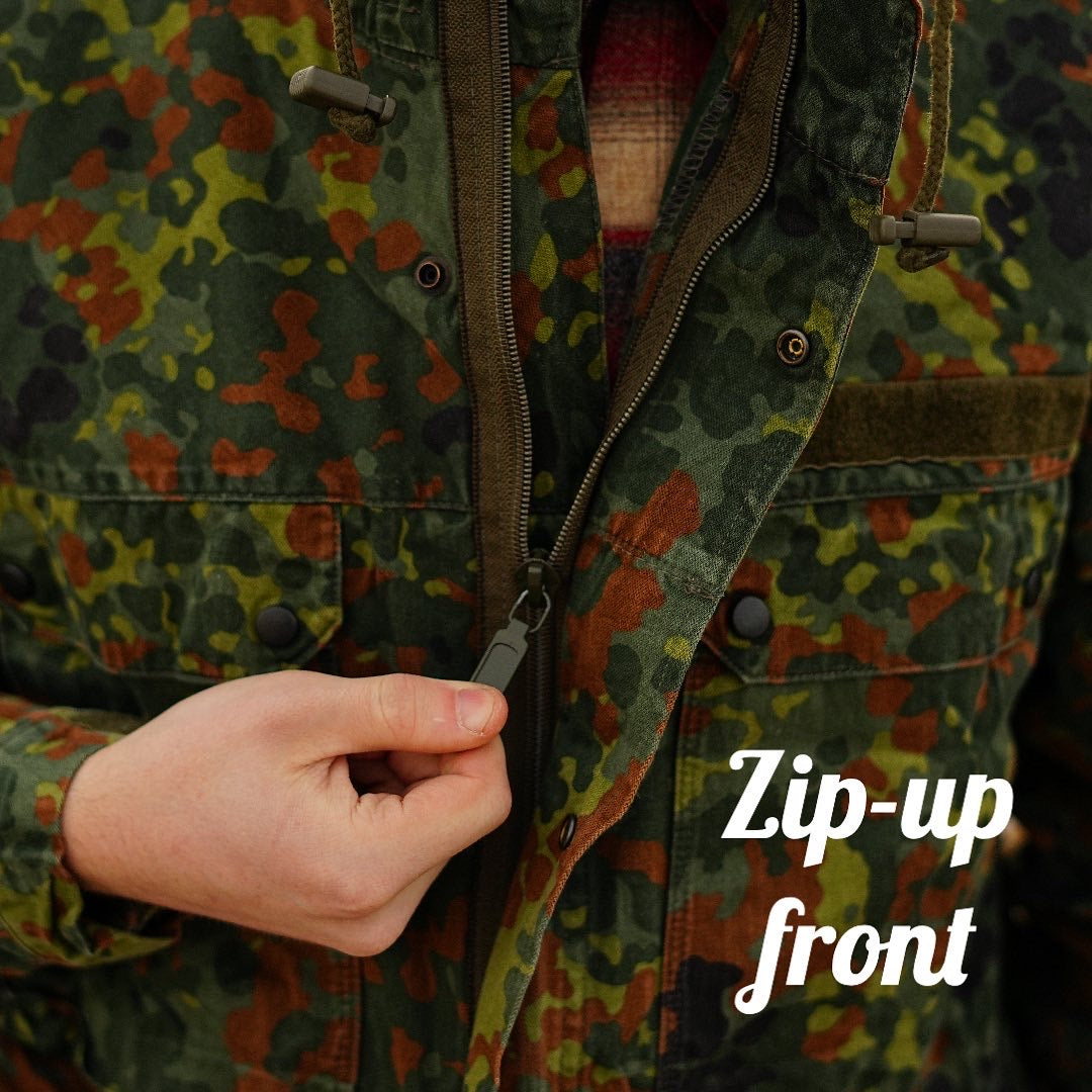 Grade 2 Issued Bundeswehr Flecktarn Parka