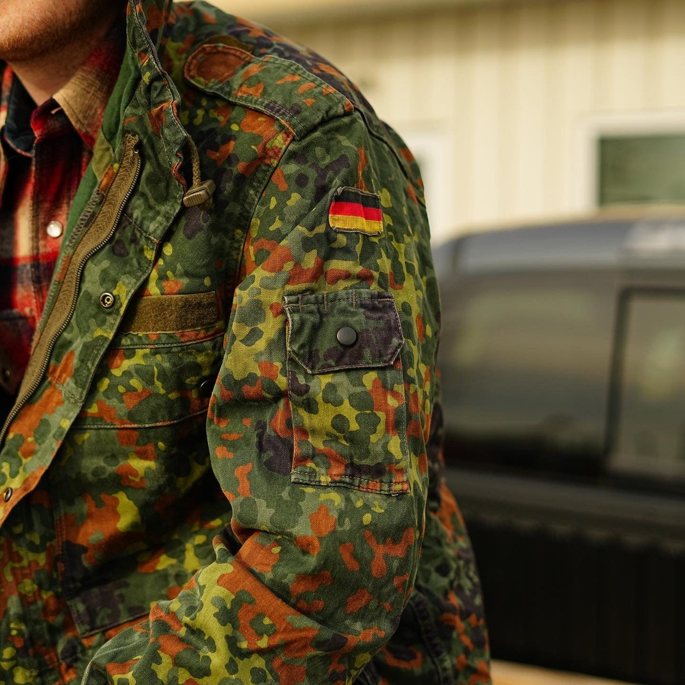 Grade 2 Issued Bundeswehr Flecktarn Parka