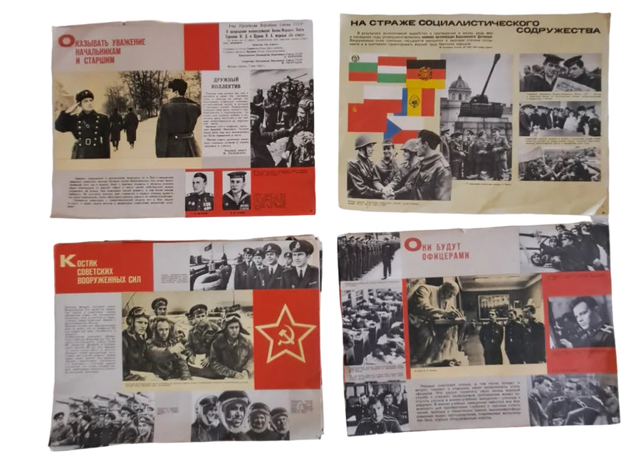 Original Soviet Military History Posters