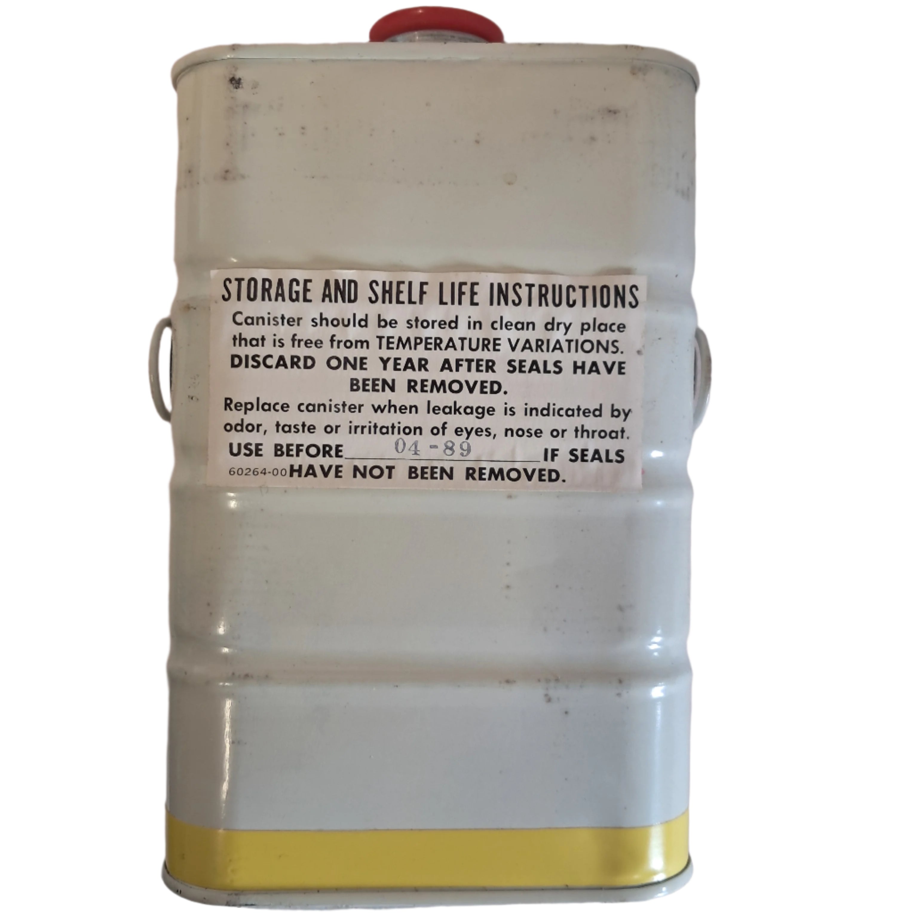 Scott Aviation Gas Mask Canister for Chlorine (1980)