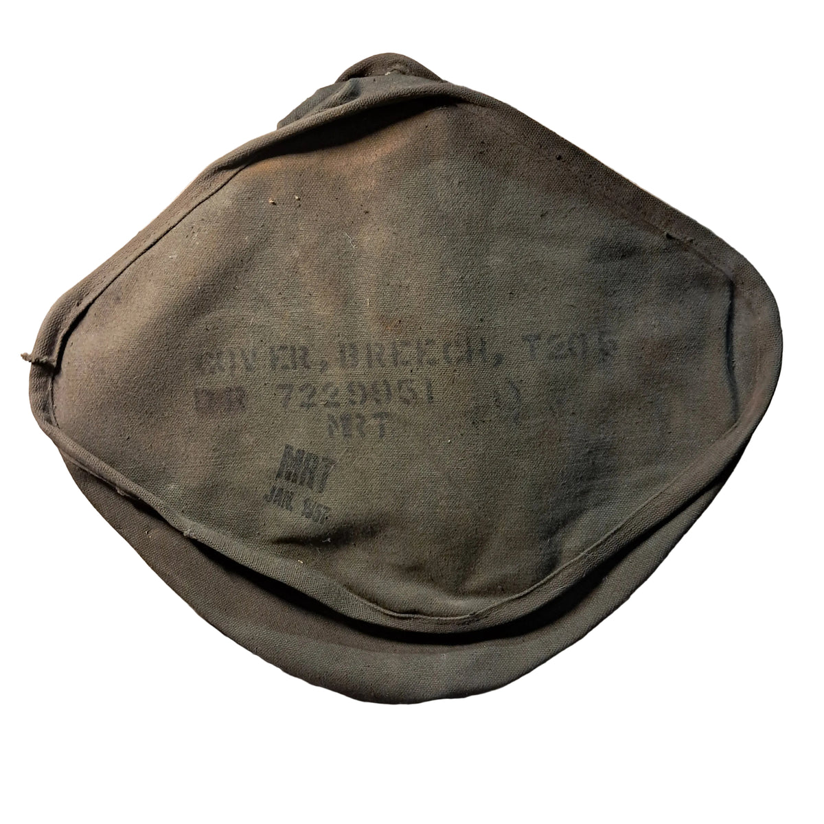 US Breech Cover for 75mm Recoil Less Rifle.