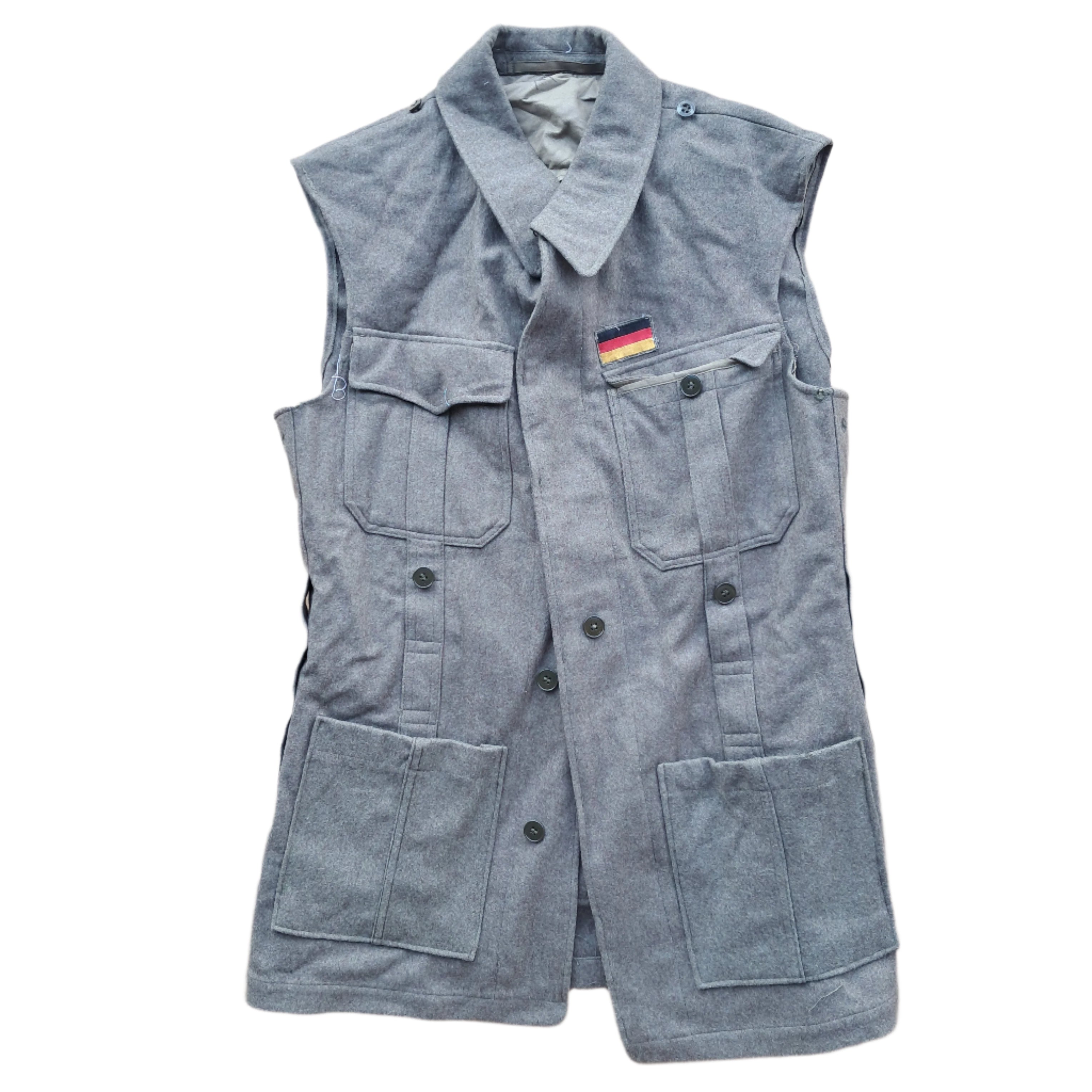 West German Sleeveless WOOL Vest "Modified"