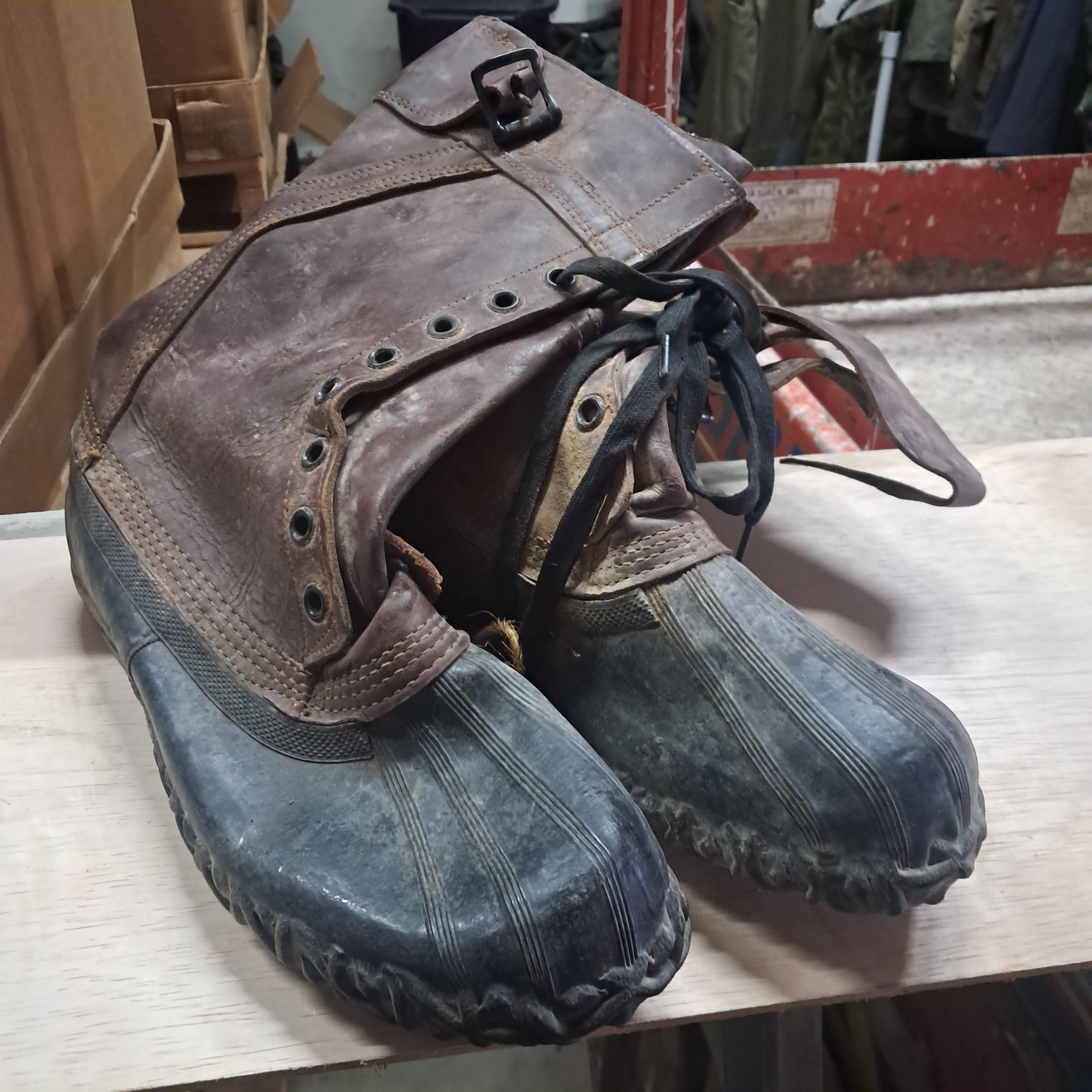 Assorted Military Boots and Shoes