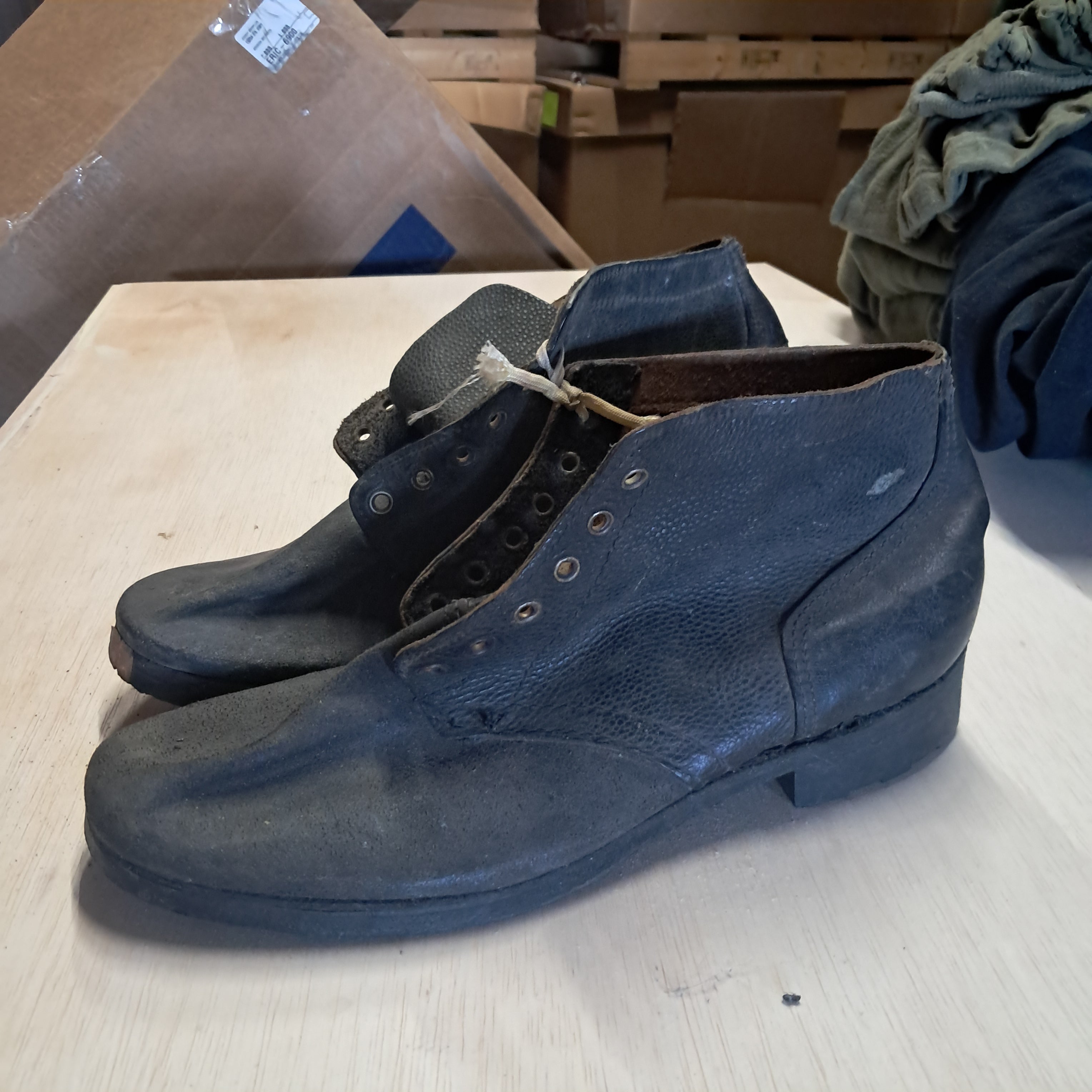 Assorted Military Boots and Shoes