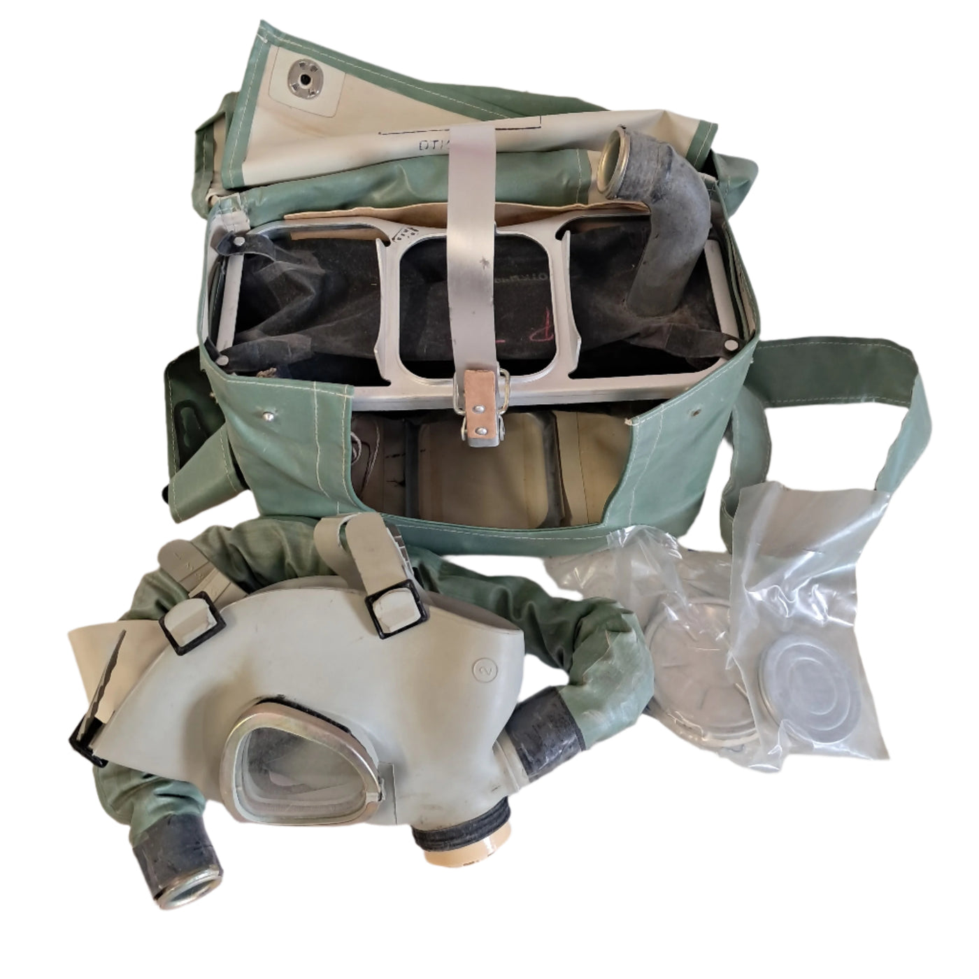 Soviet IP-4M Rebreather Mask Set