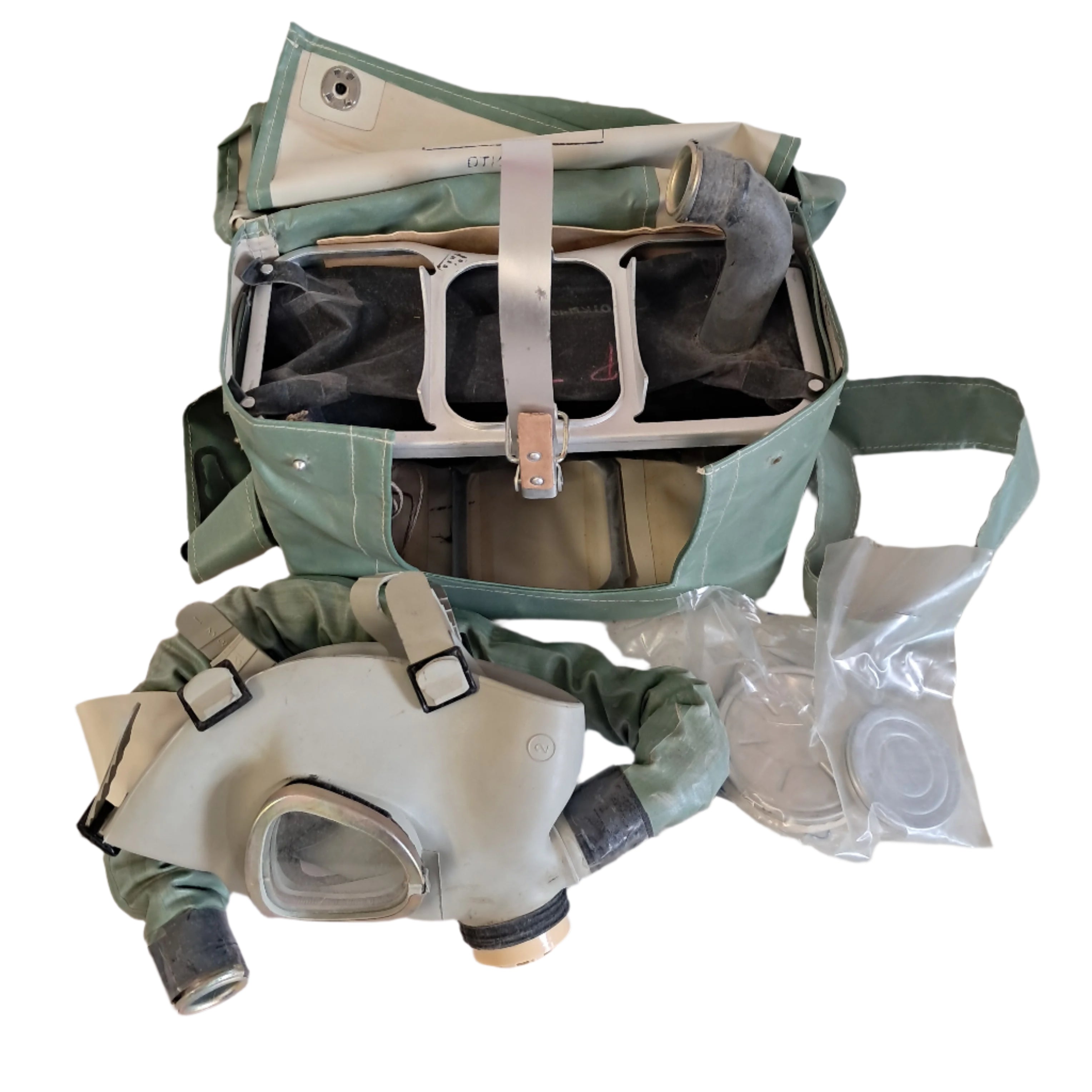 Soviet IP-4M Rebreather Mask Set