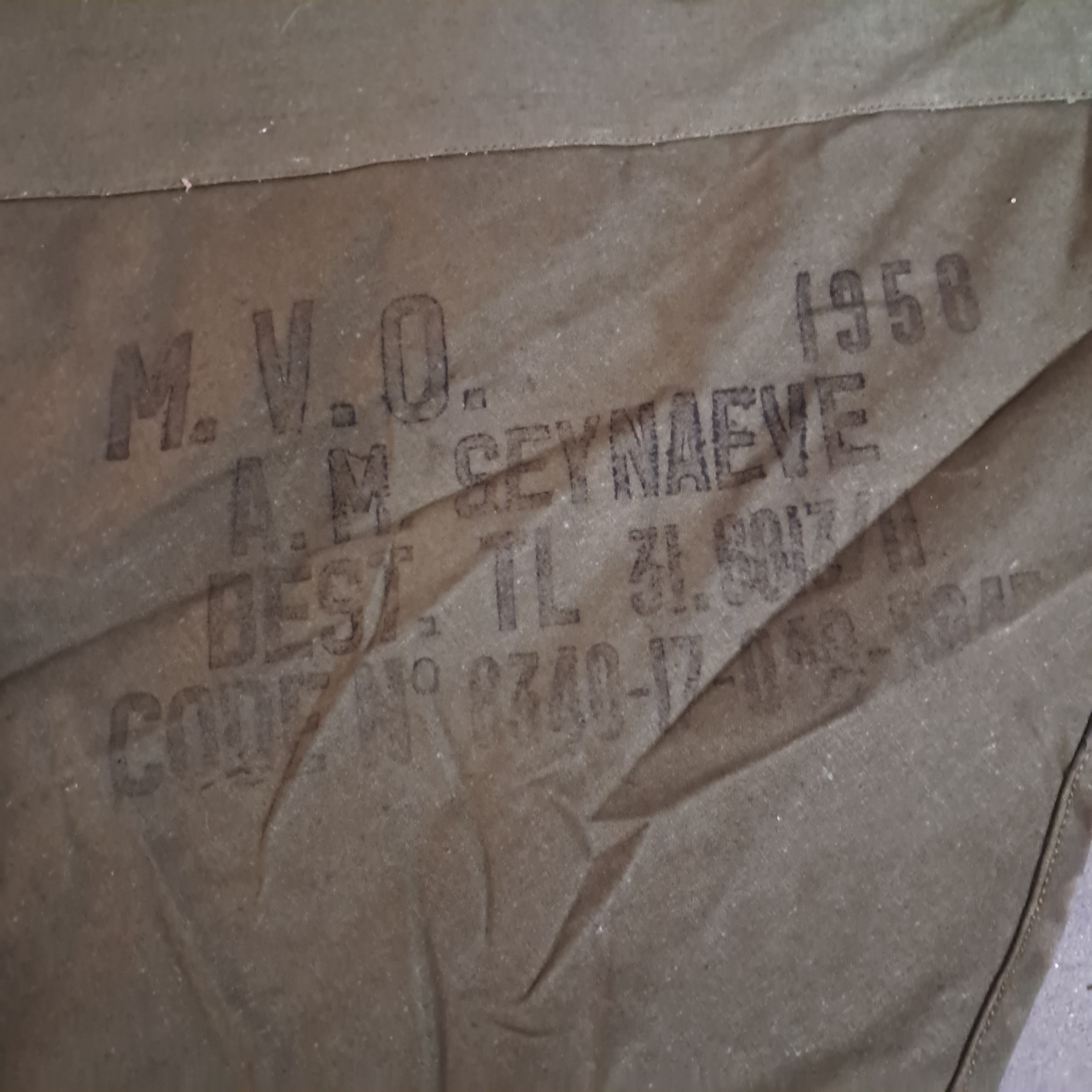 West German OD Green Shelter