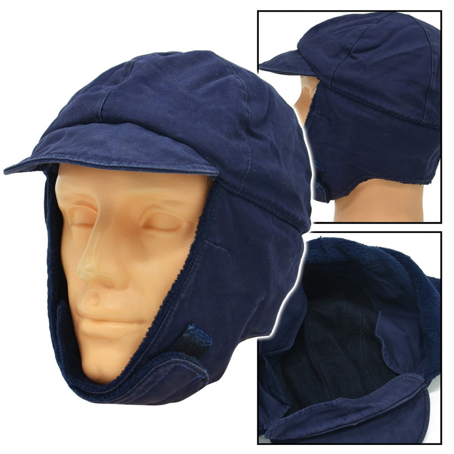 German Workers Blue Winter Hat