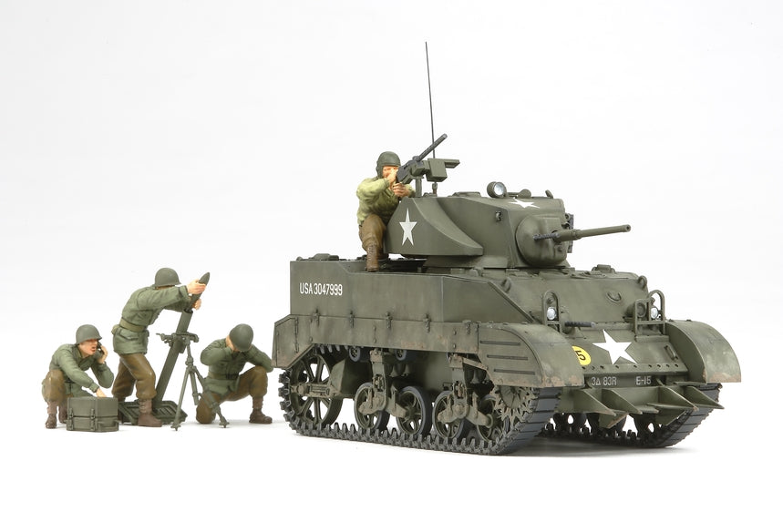 Tamiya 1/35 US Light Tank M5A1 Plastic Model Kit