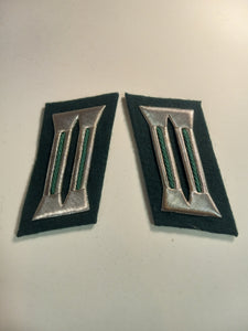 East German NVA Officer Grenztruppen Collar Tabs