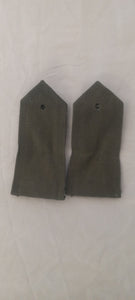 East German Workers OD Shoulder Tabs